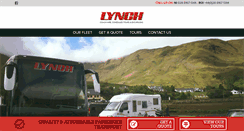 Desktop Screenshot of lynchcoachhire.com